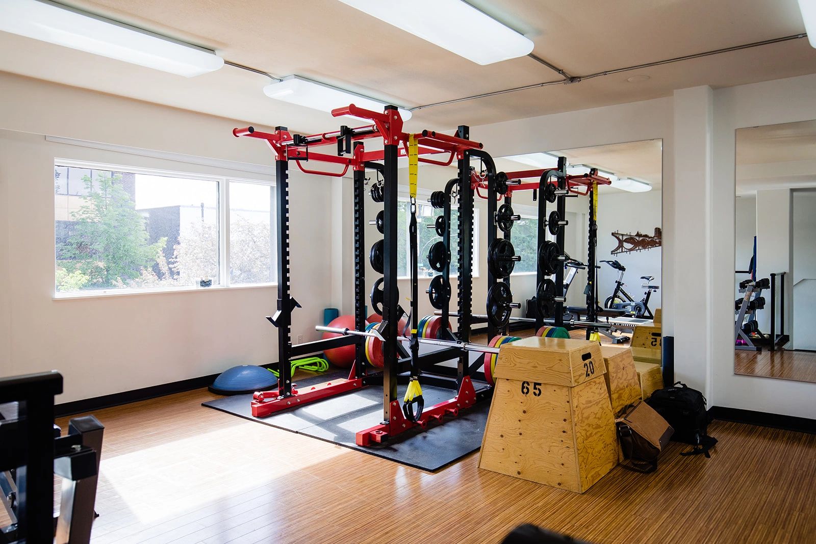 Summit Sports and Health strength and conditioning space
